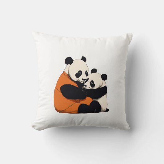 Adorable Giant Panda Hug Coussin (Recto)