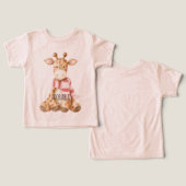 Adorable Giraffe Animal (Design Recto & Verso)