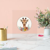 Adorable Giraffe Aux Fleurs (Mariage)