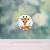 Adorable Giraffe Aux Fleurs (Neutre)