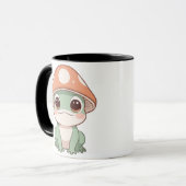 Adorable Grenouille Kawaii dans la Mug de café Cas (Devant gauche)