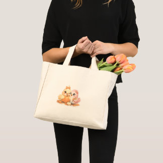 Adorable Halloween Birds Pumpkin Bag Mini Tote Bag