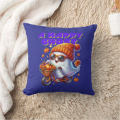 Adorable Halloween Fantôme Coussin de thé de lait (Couverture)