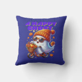 Adorable Halloween Fantôme Coussin de thé de lait (Verso)