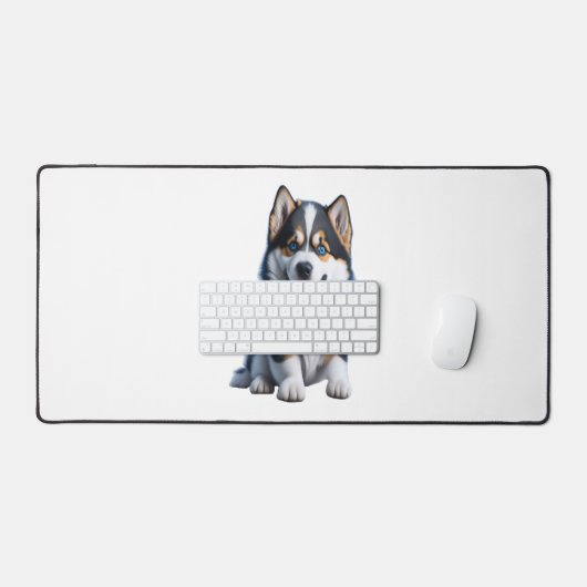 Adorable HD Alaskan Malamute Portrait Chiot - Embr (Clavier et souris)