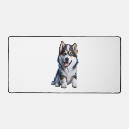 Adorable HD Alaskan Malamute Portrait Chiot - Embr (Recto)