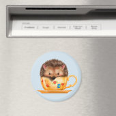 Adorable Hérisson Dans Le Magnet Teacup (In Situ (Lave-vaisselle))