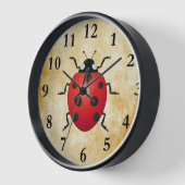 Adorable horloge murale de Ladybug! (Angle)