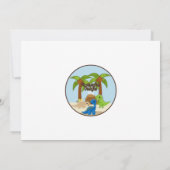 Adorable invitation à Dinosaur (photo) (Dos)