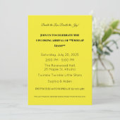 Adorable Invitation Baby shower Twin (Debout devant)