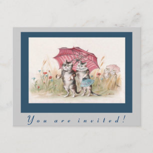 Adorable Invitation Vintage Chat