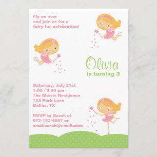 Adorable Invitations Fairy