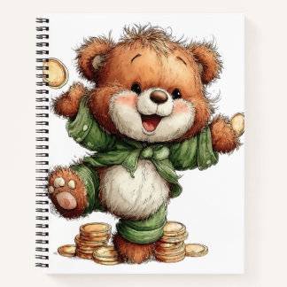 ADORABLE IRISH THEMED TEDDY BEAR NOTITIEBOEK