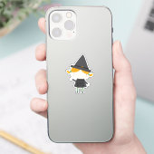 Adorable joli autocollant sorcière (Téléphone)