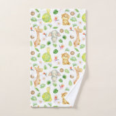Adorable Jungle Animaux Enfants (Serviette à main)