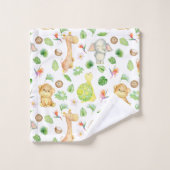 Adorable Jungle Animaux Enfants (Gant de toilette)