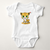 Adorable Kattenbaby Body | Luipaardprint Kitten