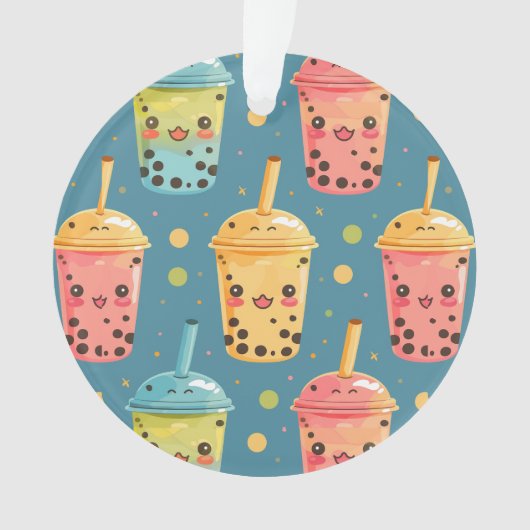 Adorable Kawaii Boba Conception de boisson (devant)