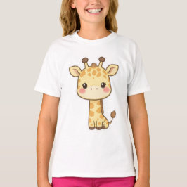 Adorable Kawaii Chibi Giraffe T-shirt