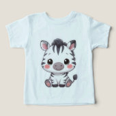 Adorable Kawaii Chibi Zebra (Design voorkant)