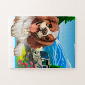 Adorable Kids Puzzle Happy Cavalier Puppy (Horizontal)