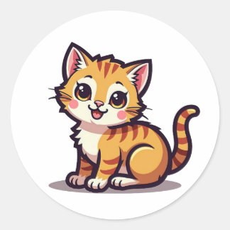 Adorable Kitten Sticker Set