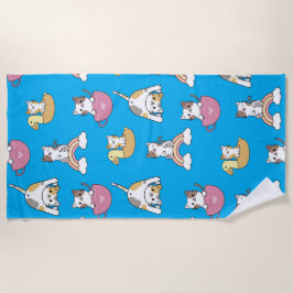 Adorable Kitty Cats Strandlaken