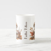 Adorable Knittin' Kittens Bone Chine Mug (Devant)
