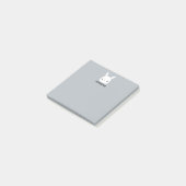 Adorable Konijn met Gepersonaliseerde Naam Post-it® Notes (Schuin)