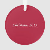 Adorable Laboratoire Jaune avec l'ornement de Sant (dos)