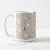 Adorable lapin Enfants Motif café Mug (Gauche)