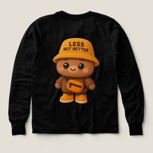 Adorable "Less But Better" Bear  (Motif dos)
