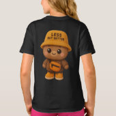 Adorable "Less But Better" Bear  T-shirt (Achterkant)
