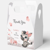 Adorable little zebra  bedankdoosjes (Open)