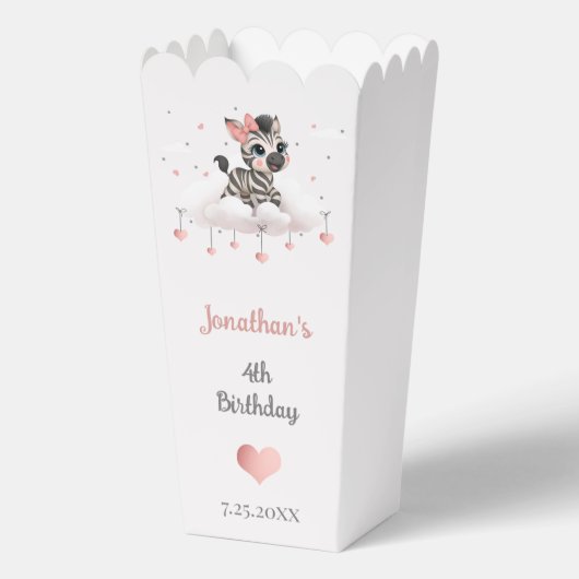 Adorable little zebra  bedankdoosjes (Voorkant)