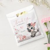 Adorable little zebra  bedankzakje (Gezegeld)