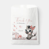 Adorable little zebra  bedankzakje (Voorkant)