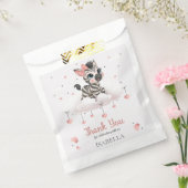 Adorable little zebra  bedankzakje (Gezegeld)