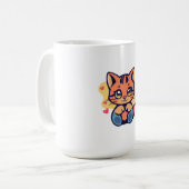 Adorable Love Kitten Koffiemok (Voorkant links)