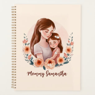 Adorable maman et fille Bond - Cadre Floral