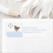 Adorable marin mignon porter étiquettes d'adresse  (En situation)