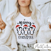 Adorable Merry Christmas Penguins, Perfect Gift! T-shirt