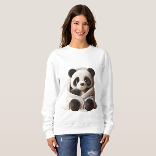 adorable mignon animal Sweatshirt de base (Devant entier)