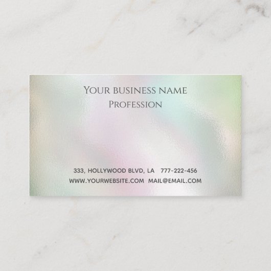 Adorable mignonne logo de fidélité ongles chat (Dos)