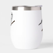 Adorable Mountain Chickadee Bird Illustrated (Gauche)