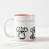 adorable mug de koala personnalisé (Gauche)