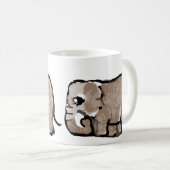 Adorable Mug d'éléphant (Devant droit)