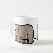 Adorable Mug d'éléphant (Devant gauche)