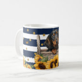 Adorable Mug Inspiré Dachshund (Devant gauche)