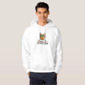 Adorable Nerd Puppy with Glasses Hoodie (Voorkant volledig)